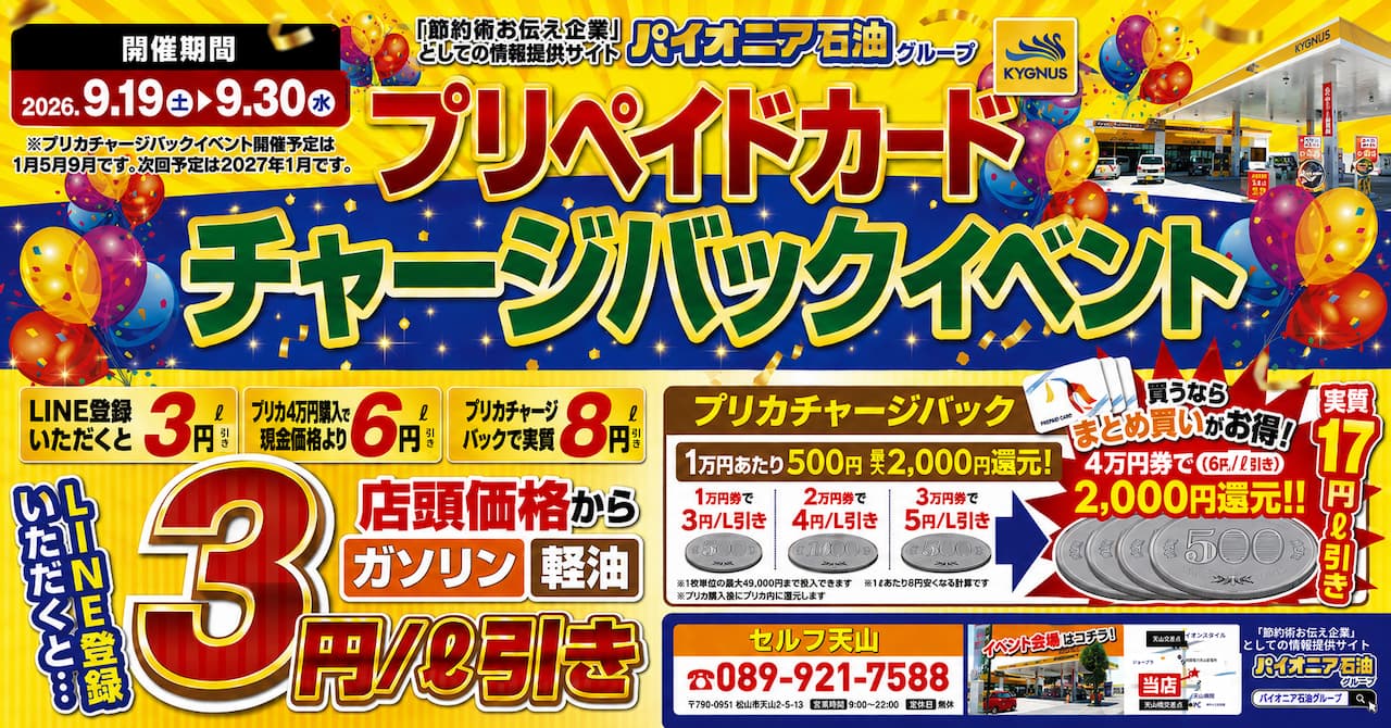 2026年プリカチャージバックキャンペーン