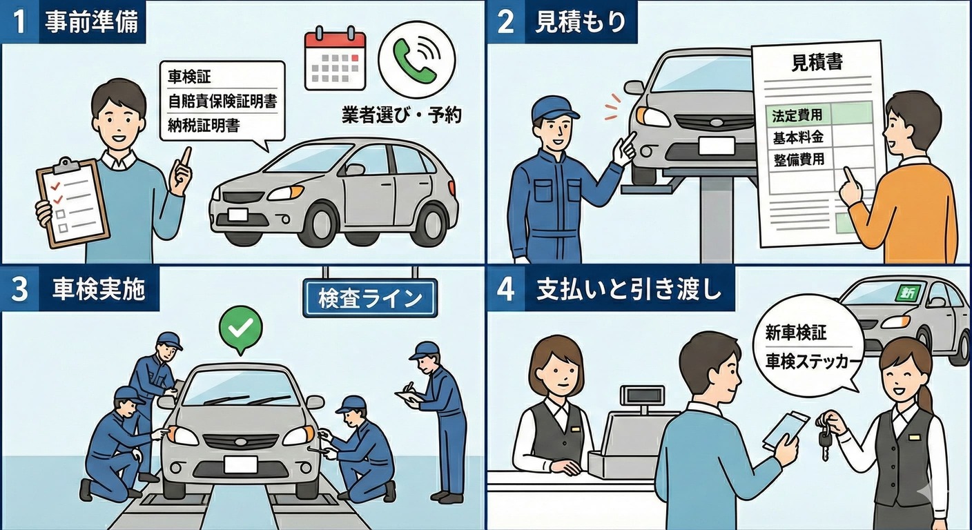 車検の流れ