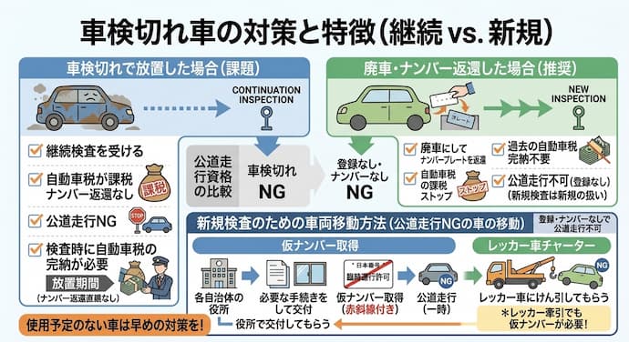 車検の種類とそれぞれの特徴