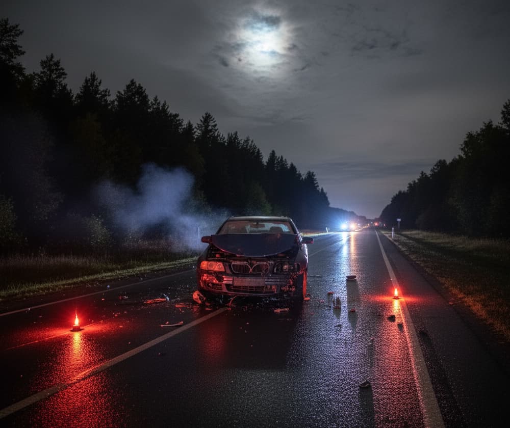 夜の事故の背景