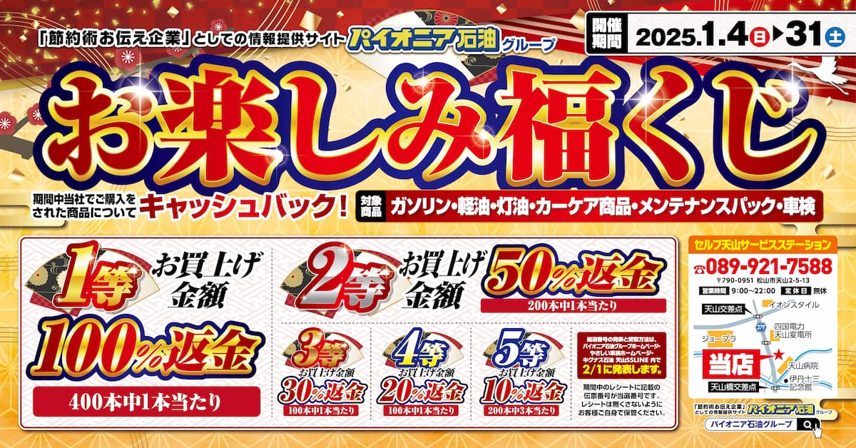 2026年新年お楽しみ服くじ